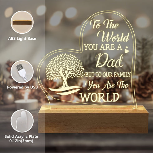 Engraved Night Light  Perfect Birthday or Christmas Gift